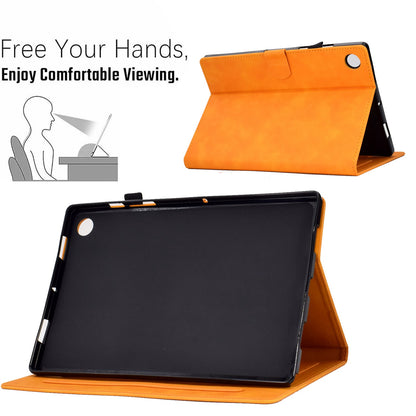 For Huawei Enjoy Tablet 2  /  MatePad T 10 9.7 inch  /  T 10S 10.1 inch  /  Honor Pad 6 10.1-inch  /  Pad X6 9.7 inch Tablet Case Pattern Imprinted PU Leather Card Slots Stand Cover