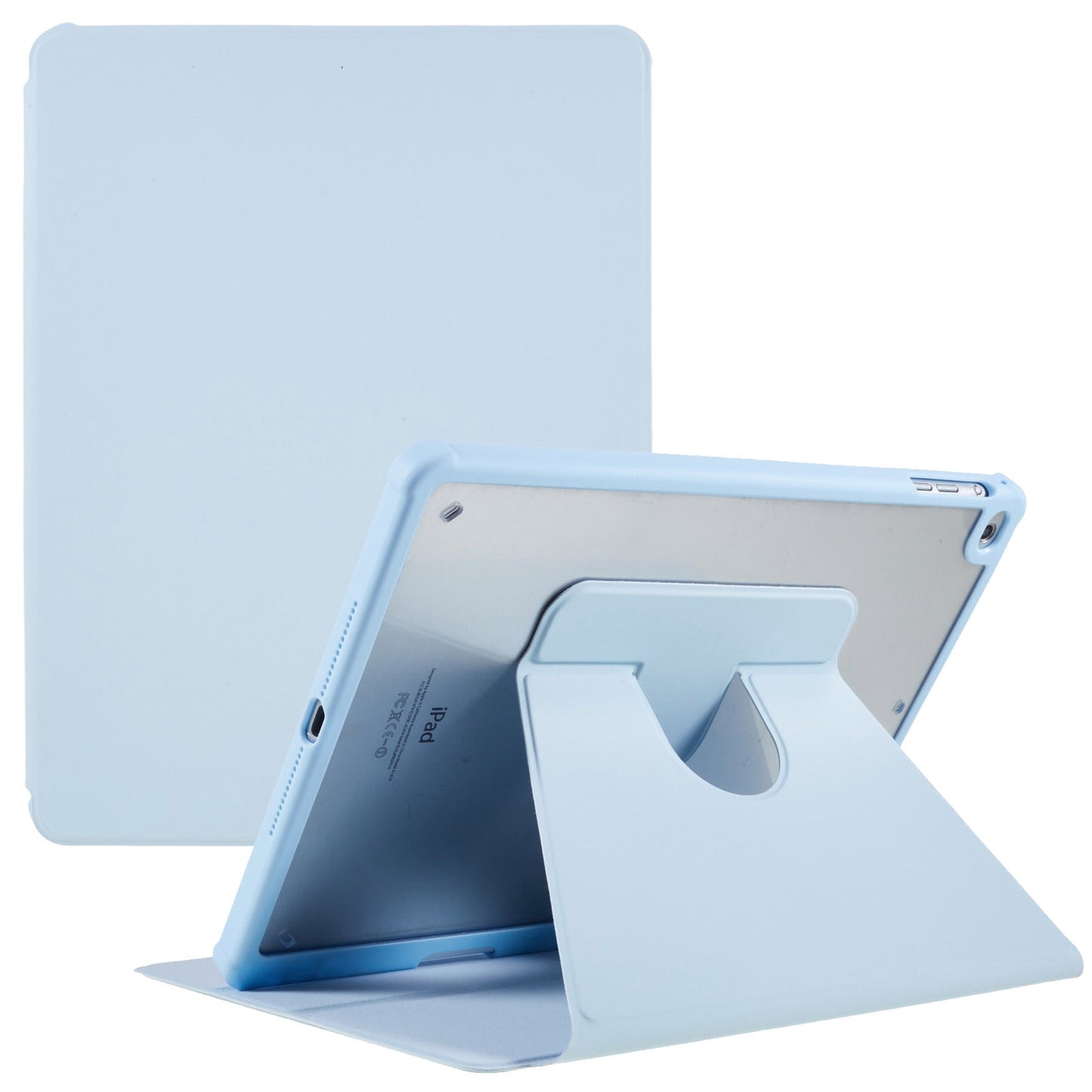 For iPad Air (2013) / iPad Air 2 / iPad 9.7-inch (2017) / (2018) PU Leather + TPU + Acrylic Tablet Protective Case Auto Wake / Sleep Rotary Stand Anti-drop Cover