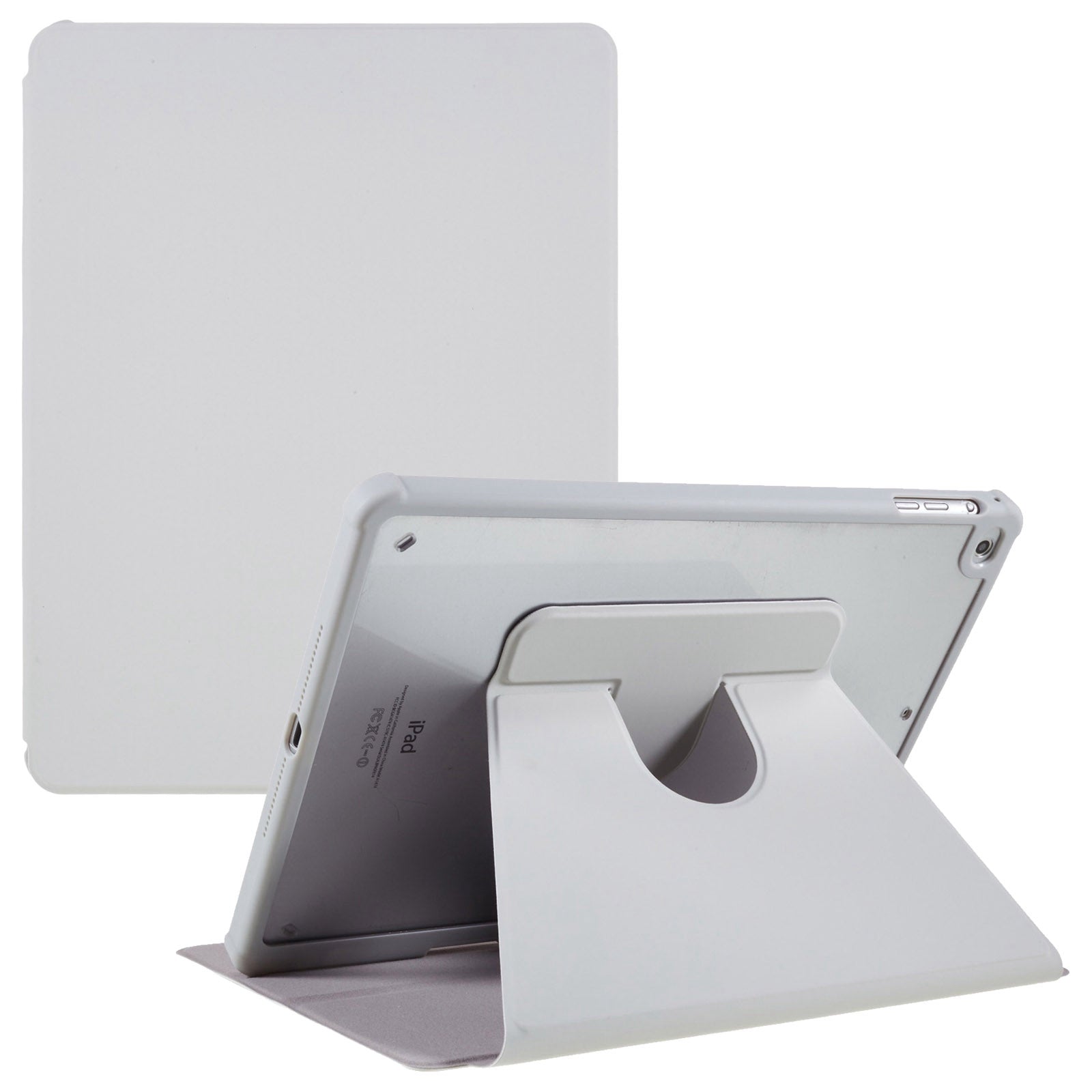 For iPad Air (2013) / iPad Air 2 / iPad 9.7-inch (2017) / (2018) PU Leather + TPU + Acrylic Tablet Protective Case Auto Wake / Sleep Rotary Stand Anti-drop Cover