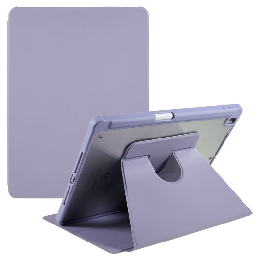 For iPad 10.2 (2021) / (2019) / (2020) Rotary Kickstand Tablet Case PU Leather + TPU + Acrylic Anti-Drop Protective Cover