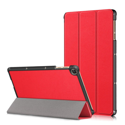 For Honor Pad X8 / X8 Lite / Huawei MatePad T 10 PU Leather Trifold Stand Cover Anti-drop Tablet Protective Case