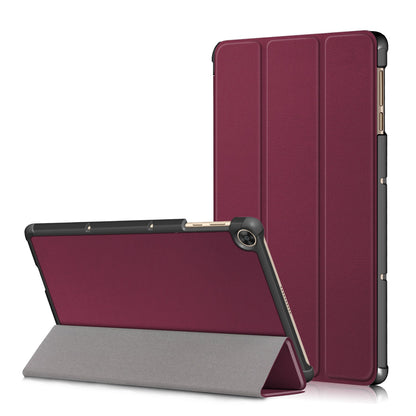 For Honor Pad X8 / X8 Lite / Huawei MatePad T 10 PU Leather Trifold Stand Cover Anti-drop Tablet Protective Case