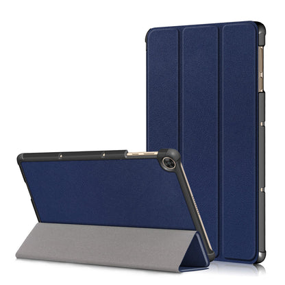 For Honor Pad X8 / X8 Lite / Huawei MatePad T 10 PU Leather Trifold Stand Cover Anti-drop Tablet Protective Case