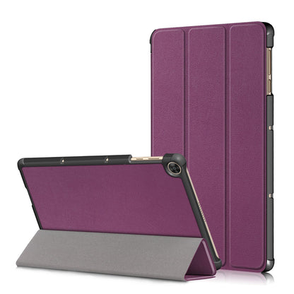For Honor Pad X8 / X8 Lite / Huawei MatePad T 10 PU Leather Trifold Stand Cover Anti-drop Tablet Protective Case