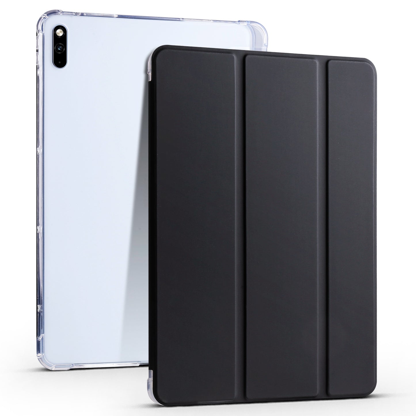 For Huawei MatePad 10.4 (2022) / (2020) Tri-Fold Stand Tablet Cover PU Leather Auto Sleep / Wake Smart Case with Pencil Holder
