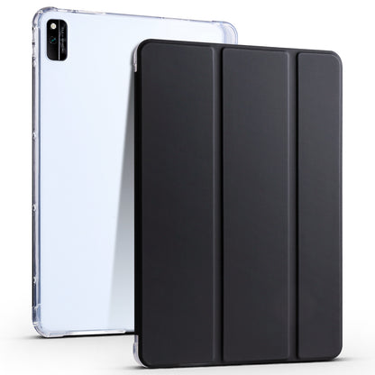 For Honor V6 Tri-Fold Stand PU Leather Tablet Case Auto Sleep / Wake Smart Full Body Protective Cover with Pencil Holder