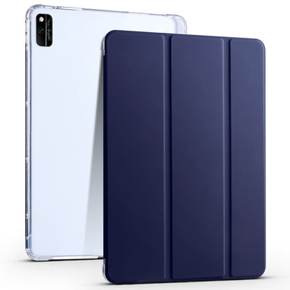 For Honor V6 Tri-Fold Stand PU Leather Tablet Case Auto Sleep / Wake Smart Full Body Protective Cover with Pencil Holder