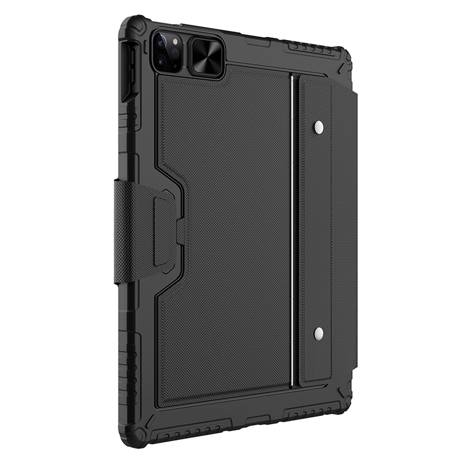 NILLKIN For iPad Pro 12.9 (2020) / (2021) / (2022) Bumper Combo Keyboard Case Auto Wake / Sleep Shockproof Cover Anti-Scratch Stand Case