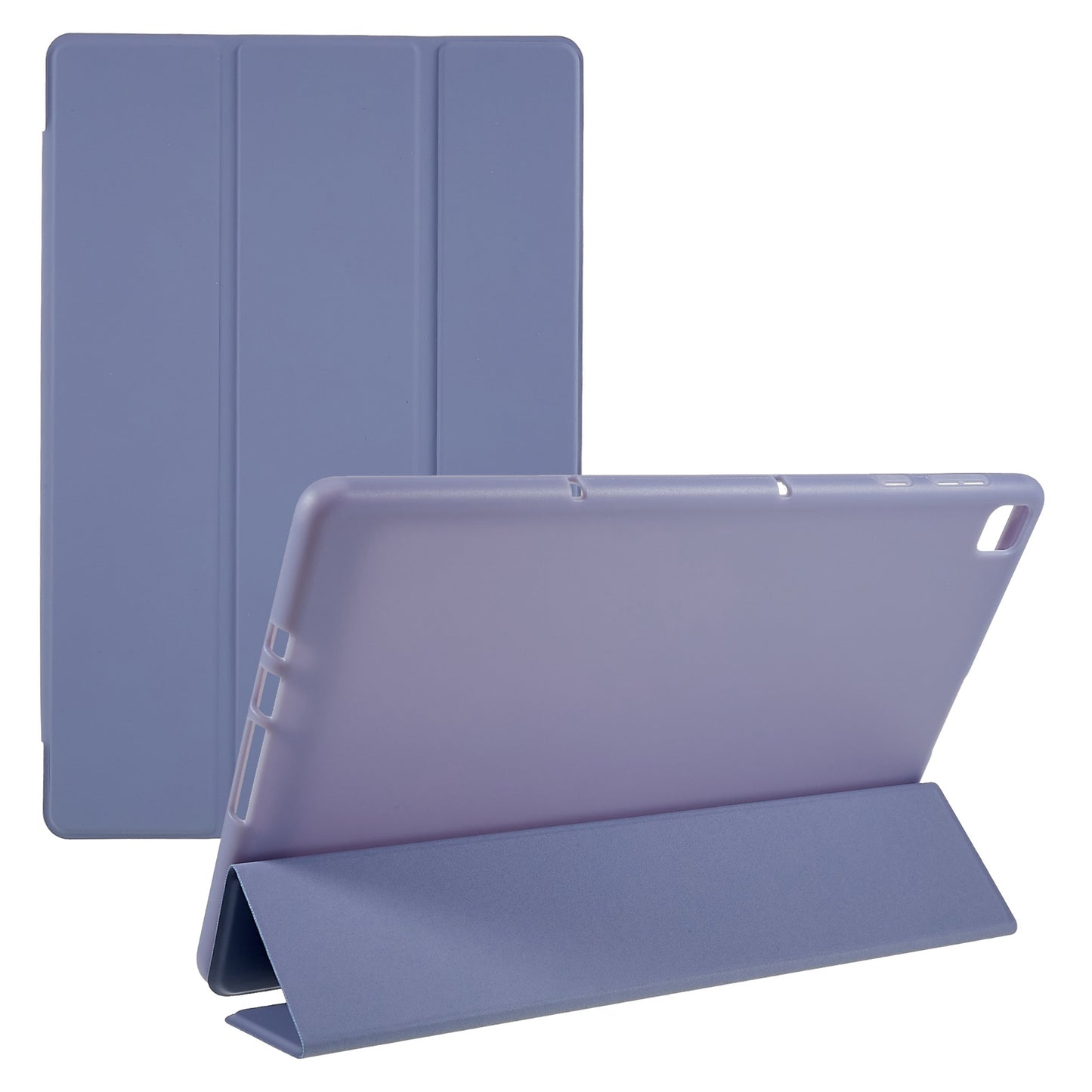 For Honor Pad X8 Lite Tri-fold Stand PU Leather Tablet Case Inner Honeycomb Heat Dissipation TPU Anti-drop Protective Cover