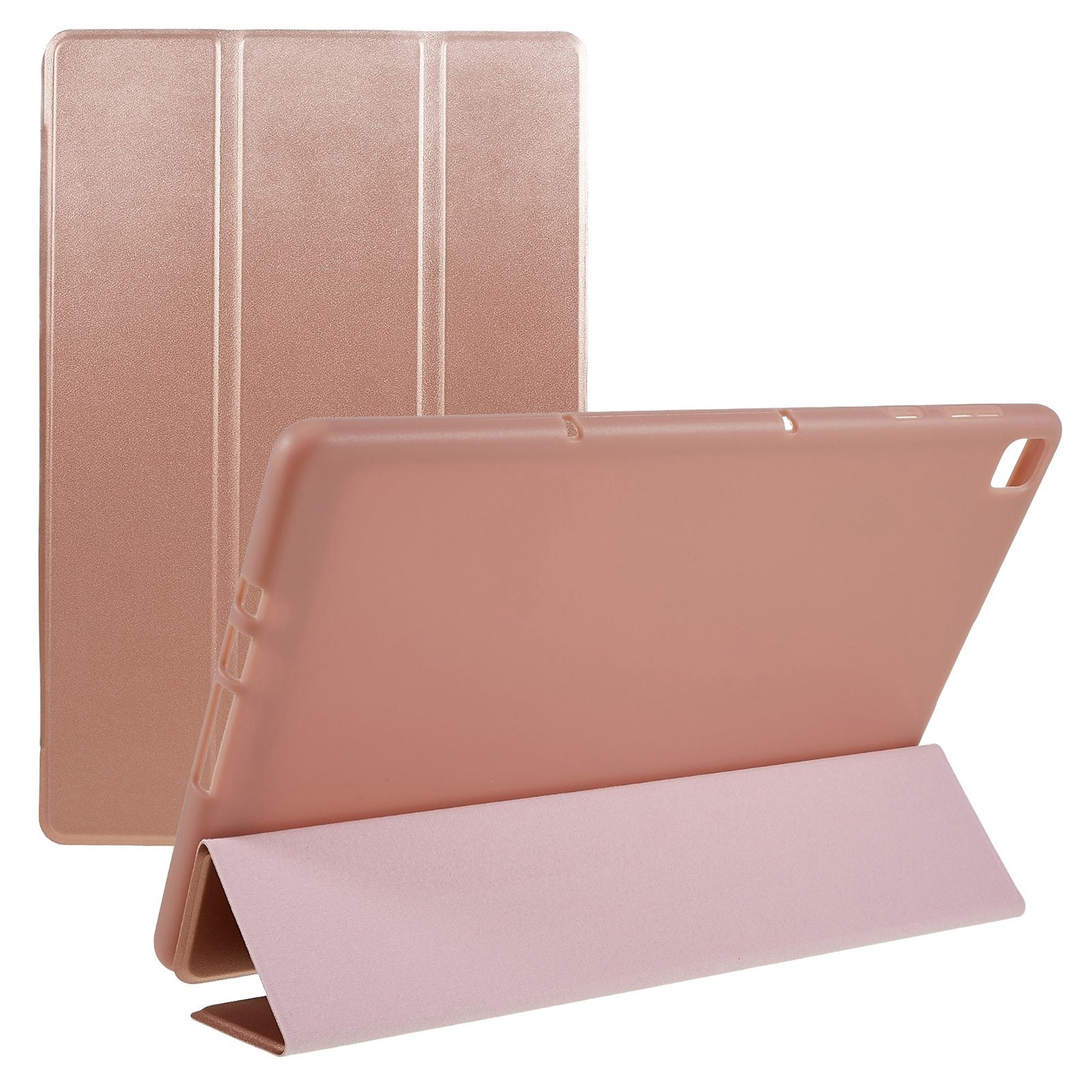 For Honor Pad X8 Lite Tri-fold Stand PU Leather Tablet Case Inner Honeycomb Heat Dissipation TPU Anti-drop Protective Cover