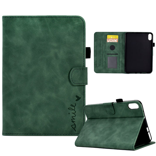 For iPad 10.9 (2022) PU Leather Case Shockproof Tablet Cover Protective Stand Case with Card Holder / Pencil Holder