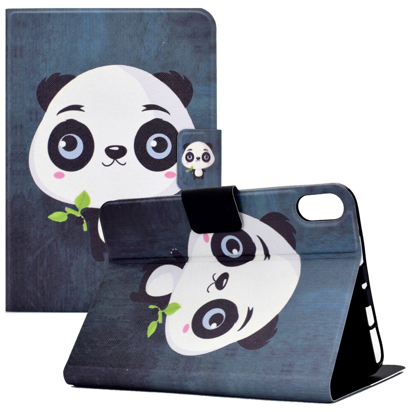 For iPad 10.9 (2022) / iPad 10th Gen Pattern Printing Tablet Case PU Leather Stand Shockproof Auto Wake / Sleep Smart Cover with Card Holder