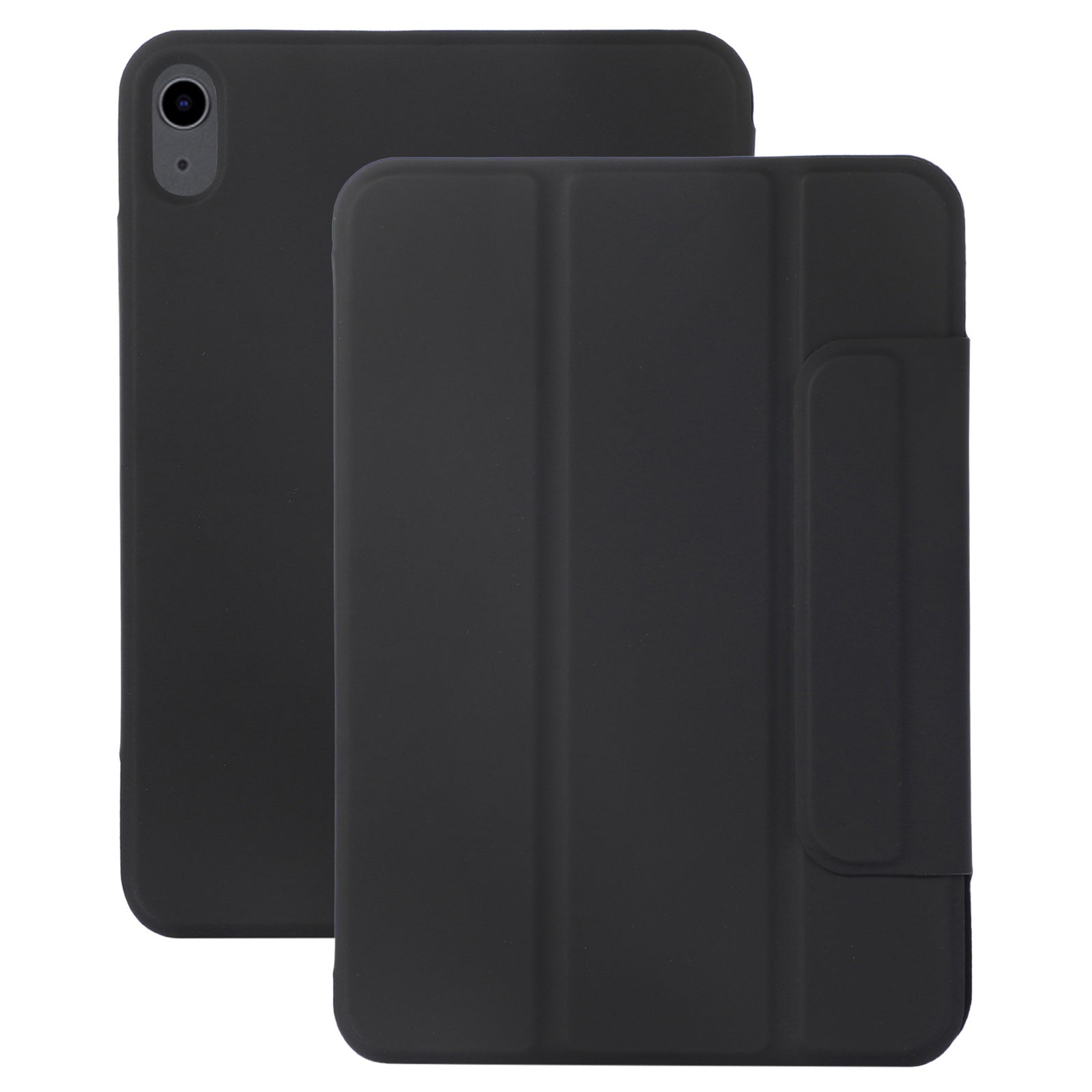 For iPad 10.9 (2022) Magnetic Clasp PU Leather Tablet Case Auto Wake / Sleep Stand Protective Cover