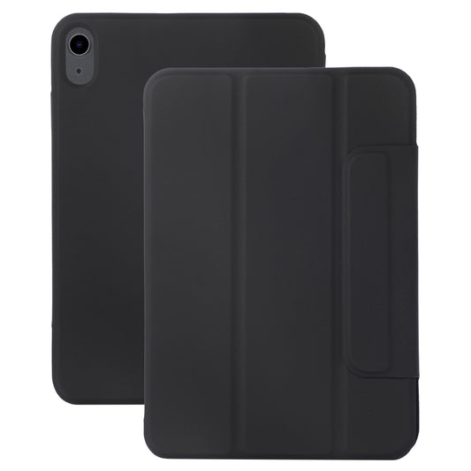 For iPad 10.9 (2022) Magnetic Clasp PU Leather Tablet Case Auto Wake / Sleep Stand Protective Cover