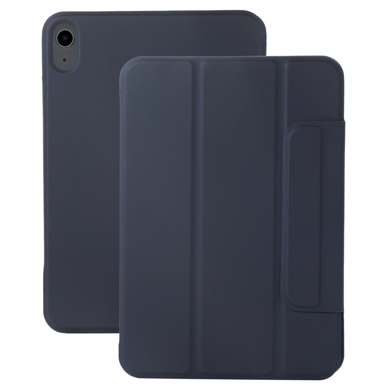 For iPad 10.9 (2022) Magnetic Clasp PU Leather Tablet Case Auto Wake / Sleep Stand Protective Cover