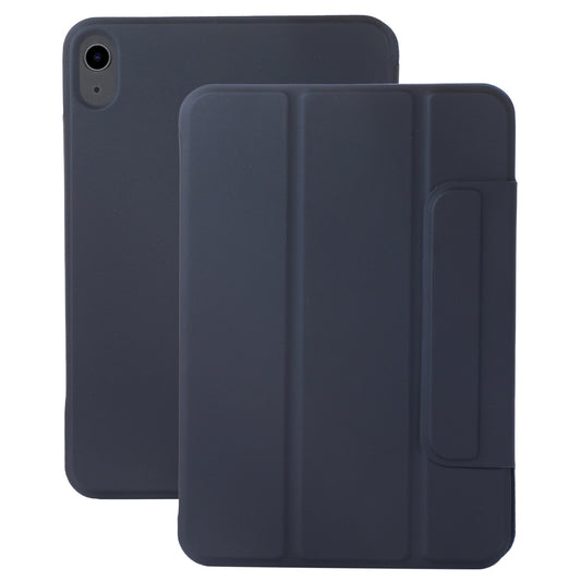For iPad 10.9 (2022) Magnetic Clasp PU Leather Tablet Case Auto Wake / Sleep Stand Protective Cover