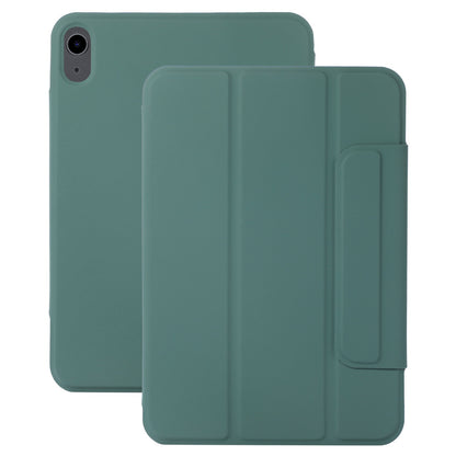 For iPad 10.9 (2022) Magnetic Clasp PU Leather Tablet Case Auto Wake / Sleep Stand Protective Cover