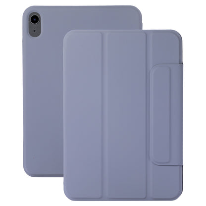 For iPad 10.9 (2022) Magnetic Clasp PU Leather Tablet Case Auto Wake / Sleep Stand Protective Cover