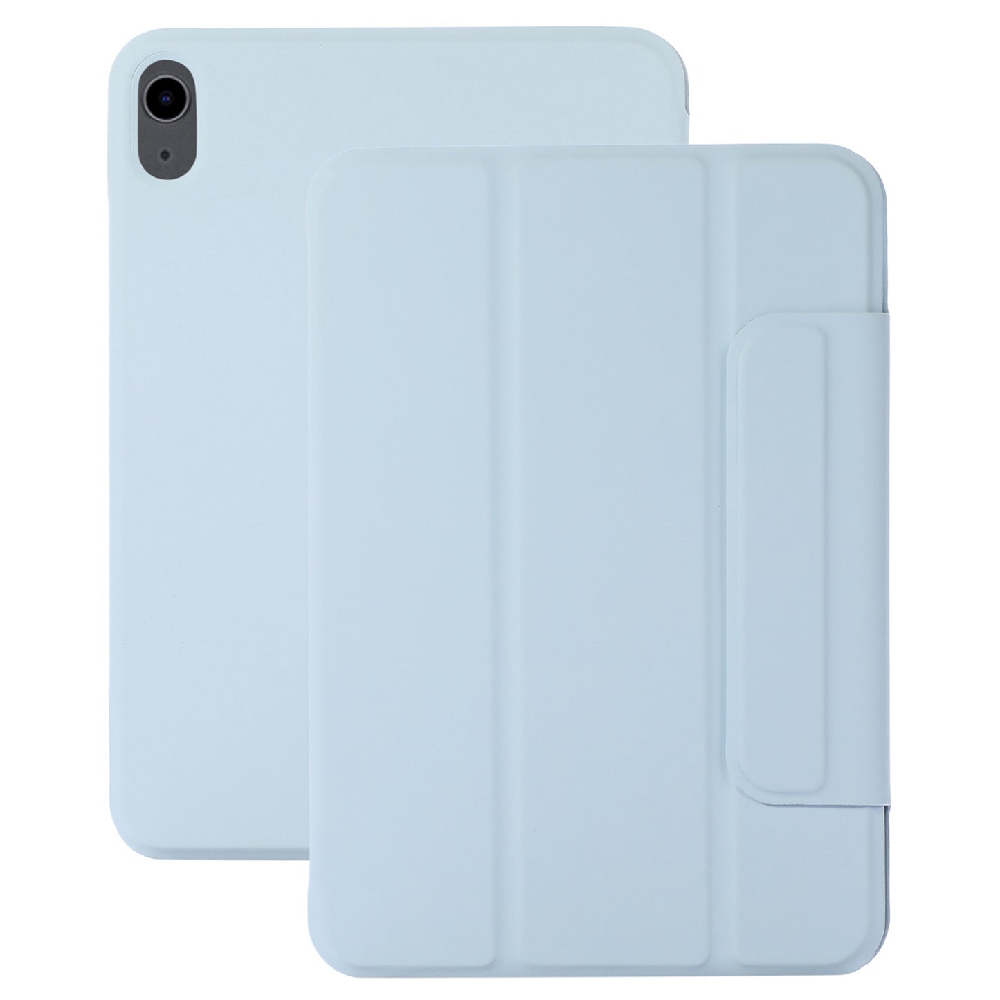 For iPad 10.9 (2022) Magnetic Clasp PU Leather Tablet Case Auto Wake / Sleep Stand Protective Cover