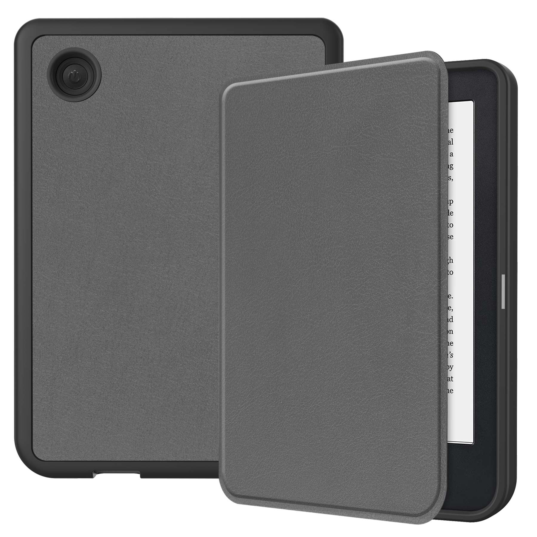 For Kobo Clara 2E PU Leather Leather Smart Wake / Sleep Cover Book Style E-reader Protective Sleeve Case