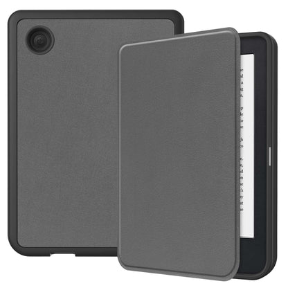 For Kobo Clara 2E PU Leather Leather Smart Wake / Sleep Cover Book Style E-reader Protective Sleeve Case