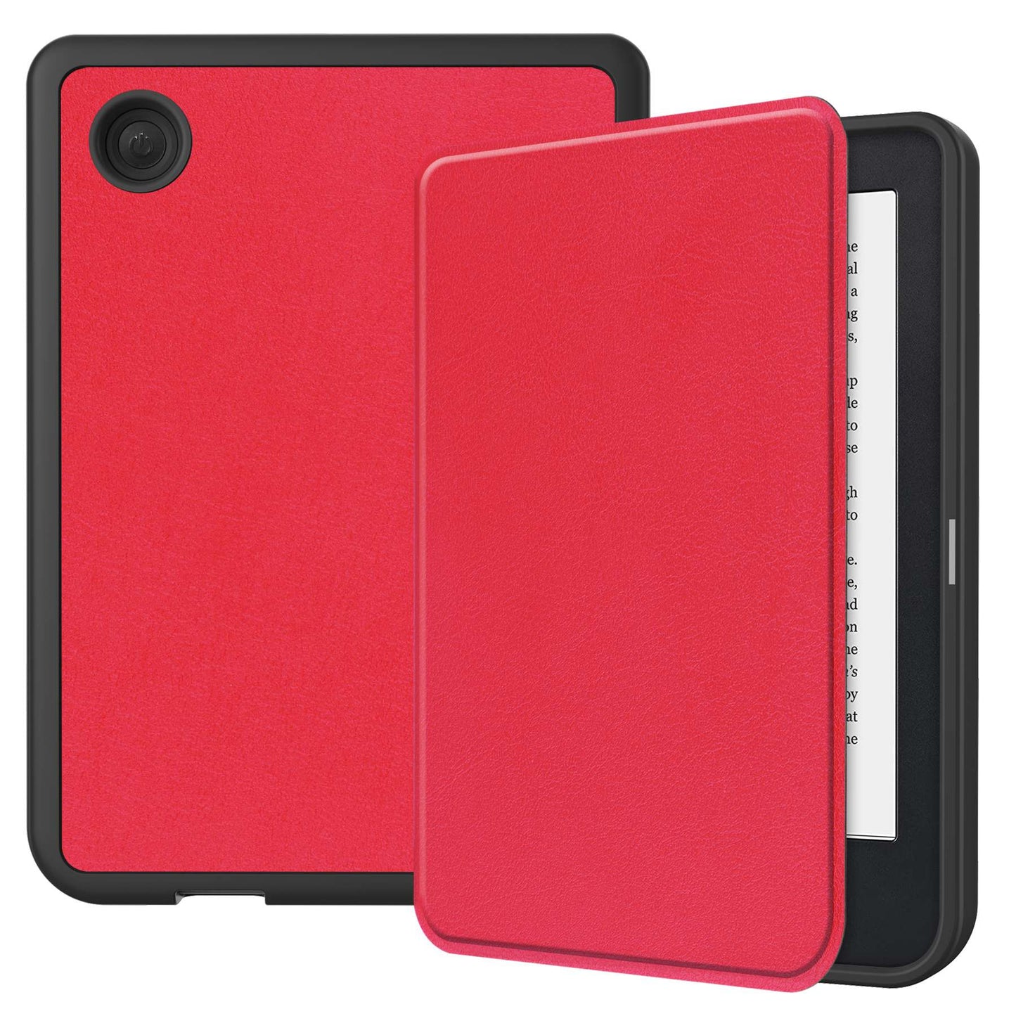 For Kobo Clara 2E PU Leather Leather Smart Wake / Sleep Cover Book Style E-reader Protective Sleeve Case