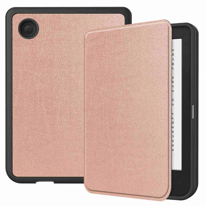 For Kobo Clara 2E PU Leather Leather Smart Wake / Sleep Cover Book Style E-reader Protective Sleeve Case