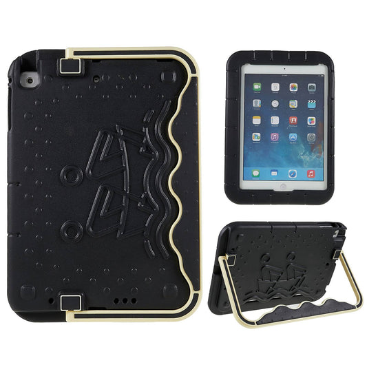 For iPad Air (2013) / Air 2 / iPad 9.7-inch (2017) / (2018) Paddling Boat Style  EVA + ABS Shockproof Case Adjustable Kickstand Tablet Protective Cover