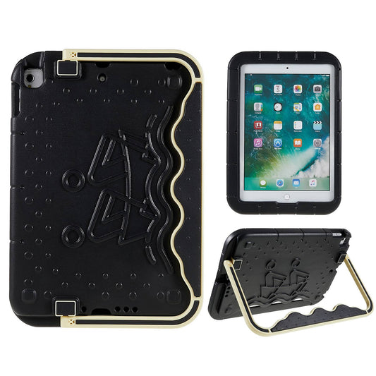 For iPad 10.2 (2021) / (2020) / (2019) / iPad Air 10.5 inch (2019) / iPad Pro 10.5-inch (2017) Anti-drop Kickstand Tablet Case Paddling Boat Style EVA + ABS Protective Cover