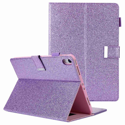 For iPad 10.9 (2022) Shockproof Tablet Cover Metal Buckle Wallet Stand Leather Protective Tablet Case