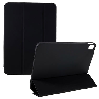 For iPad 10.9 (2022) PU Leather Tri-fold Stand Tablet Case Full Protection Inner TPU Honeycomb Heat Dissipation Cover