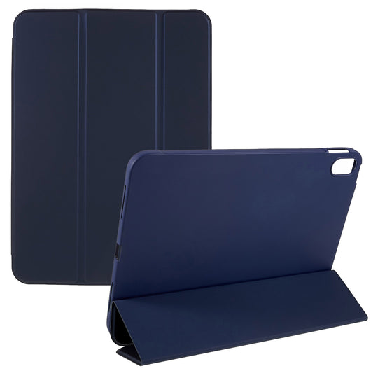 For iPad 10.9 (2022) PU Leather Tri-fold Stand Tablet Case Full Protection Inner TPU Honeycomb Heat Dissipation Cover