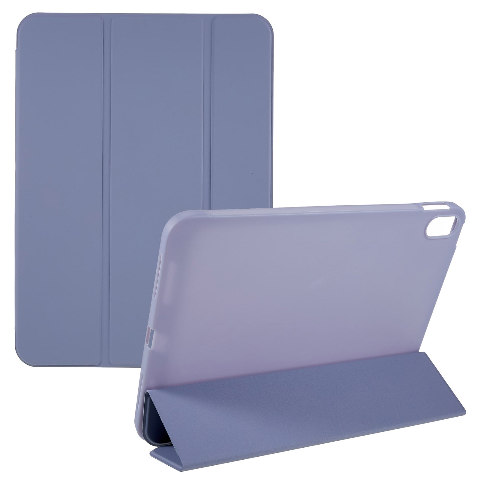 For iPad 10.9 (2022) PU Leather Tri-fold Stand Tablet Case Full Protection Inner TPU Honeycomb Heat Dissipation Cover