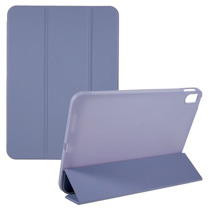For iPad 10.9 (2022) PU Leather Tri-fold Stand Tablet Case Full Protection Inner TPU Honeycomb Heat Dissipation Cover