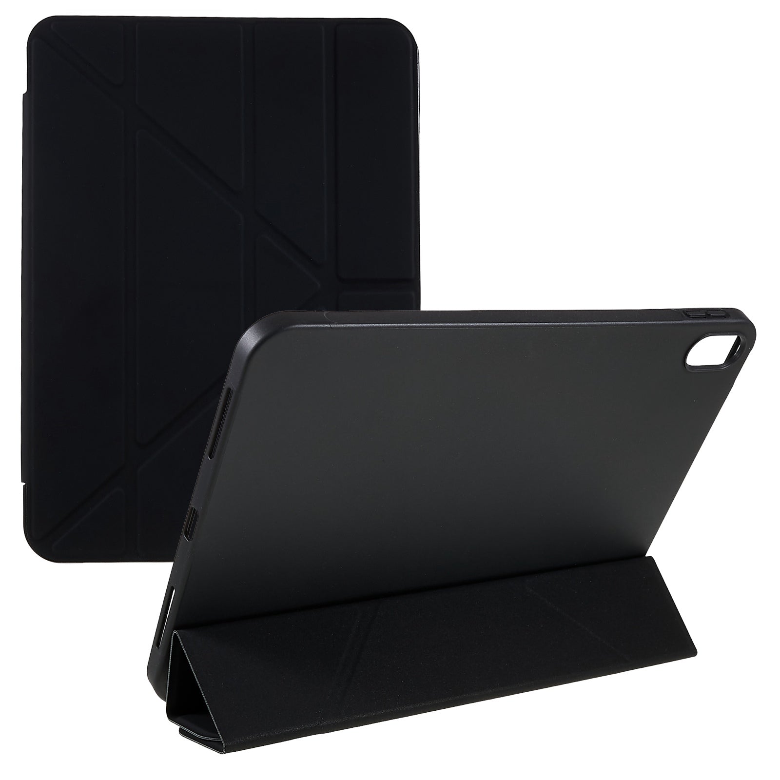 For iPad 10.9 (2022) Shockproof Tablet Case Auto Wake  /  Sleep PU Leather Cover with Origami Stand