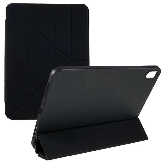 For iPad 10.9 (2022) Shockproof Tablet Case Auto Wake  /  Sleep PU Leather Cover with Origami Stand
