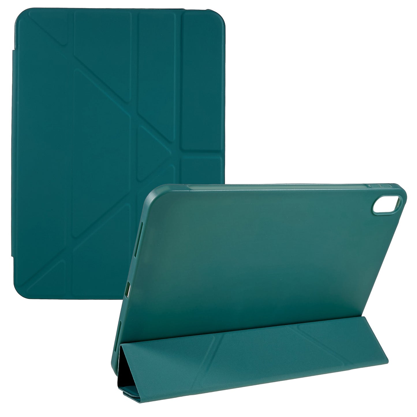 For iPad 10.9 (2022) Shockproof Tablet Case Auto Wake  /  Sleep PU Leather Cover with Origami Stand