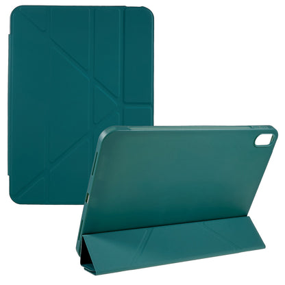 For iPad 10.9 (2022) Shockproof Tablet Case Auto Wake  /  Sleep PU Leather Cover with Origami Stand