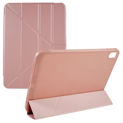 For iPad 10.9 (2022) Shockproof Tablet Case Auto Wake  /  Sleep PU Leather Cover with Origami Stand
