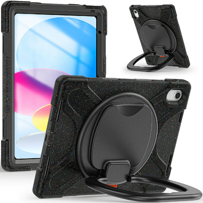 For iPad 10.9 (2022) Shockproof Case Anti-Fall Tablet Case PC Silicone Protective Cover with Kickstand