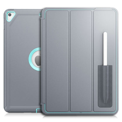 For iPad 10.2 (2021) / (2020) / (2019) / iPad Pro 10.5-inch (2017) / iPad Air 10.5 inch (2019) Detachable PU Leather Tablet Case Tri-fold Stand Full Protection Cover Auto Wake / Sleep
