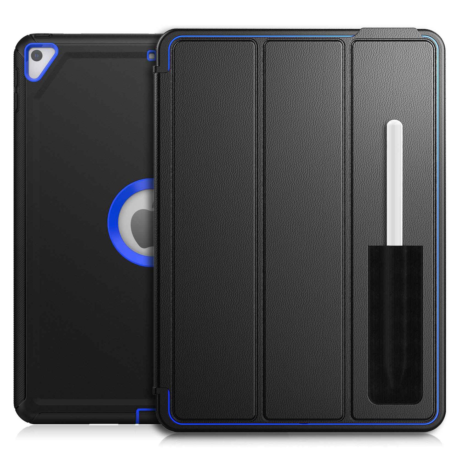 For iPad 10.2 (2021) / (2020) / (2019) / iPad Pro 10.5-inch (2017) / iPad Air 10.5 inch (2019) Detachable PU Leather Tablet Case Tri-fold Stand Full Protection Cover Auto Wake / Sleep
