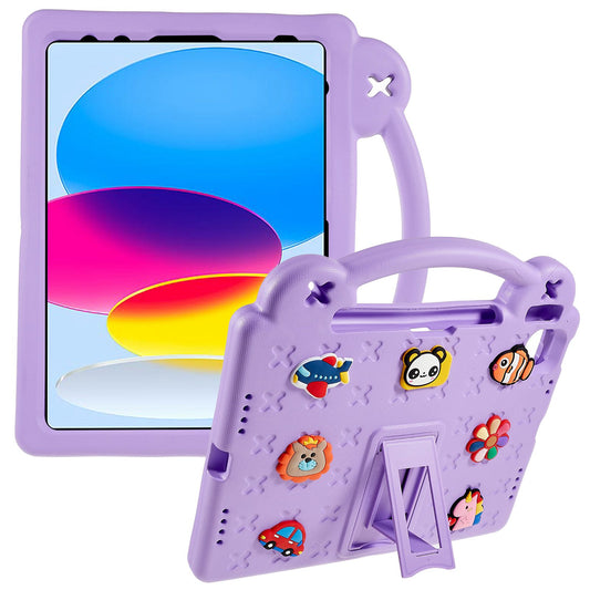 For iPad 10.9 (2022) Drop-proof EVA Tablet Cover Protective Case with Kickstand