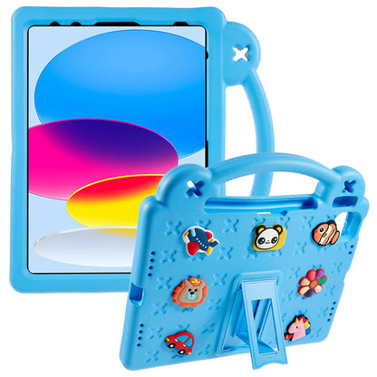 For iPad 10.9 (2022) Drop-proof EVA Tablet Cover Protective Case with Kickstand