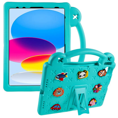 For iPad 10.9 (2022) Drop-proof EVA Tablet Cover Protective Case with Kickstand