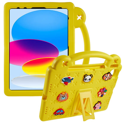 For iPad 10.9 (2022) Drop-proof EVA Tablet Cover Protective Case with Kickstand