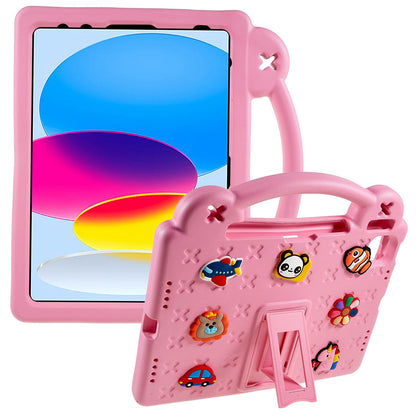For iPad 10.9 (2022) Drop-proof EVA Tablet Cover Protective Case with Kickstand