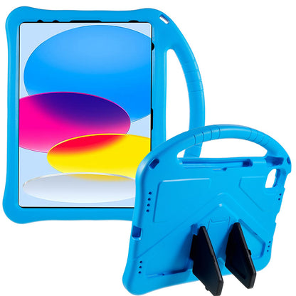 For iPad 10.9 (2022) EVA Rugged Shockproof Tablet Cover Convertible Handle Kickstand Protective Kids Case
