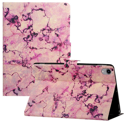 For iPad 10.9 (2022) Pattern Printing PU Leather Tablet Case Card Holder Stand Cover with Auto Wake / Sleep Function
