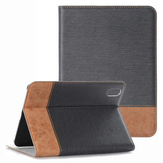 For iPad 10.9 (2022) Cross Texture PU Leather + PC Tablet Case Anti-drop Stand Wallet Protective Cover